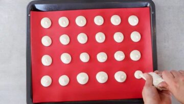 Anisplätzchen ohne Zucker: Aufspritzen