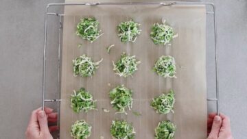 Brokkoli Nuggets: Backen