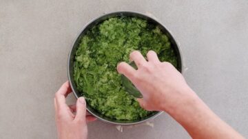 Bunte Gemüsequiche ohne Boden: Vorbereiten