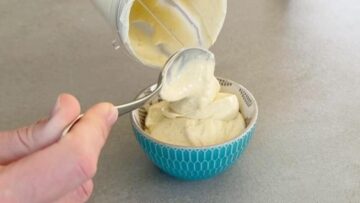 Gesunde Mayonnaise aus gekochten Eiern: Verfeinern