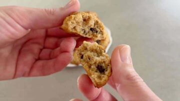 Haferflockenkekse ohne Zucker und Banane: Abkühlen