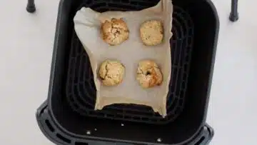 Haferflockenkekse ohne Zucker und Banane: Airfryer