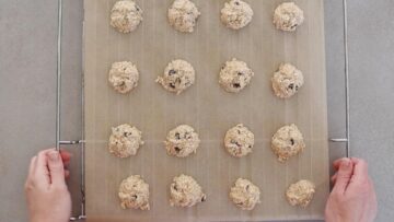 Haferflockenkekse ohne Zucker und Banane: Backen