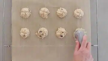 Haferflockenkekse ohne Zucker und Banane: Formen