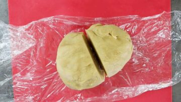 Low Carb Apfelkuchen vom Blech: Teilen