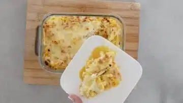 Low Carb Blumenkohlauflauf: Backen
