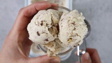 Low Carb Haselnusseis ohne Zucker: Ohne Eismaschine