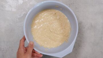 Low Carb Käsebrötchen: Rühren