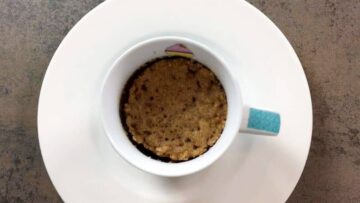 Low Carb Lebkuchen Tassenkuchen: Backen