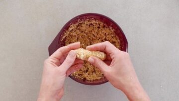 Low Carb Pizzastangen: Formen