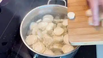 Low Carb Püree: Kochen