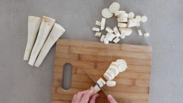 Low Carb Püree: Vorbereiten