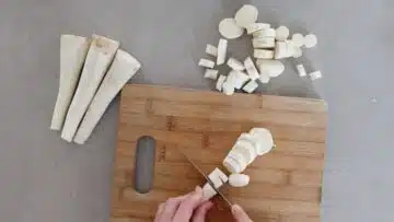 Low Carb Püree: Vorbereiten