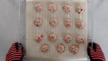 Low Carb Thunfischfrikadellen: Backen