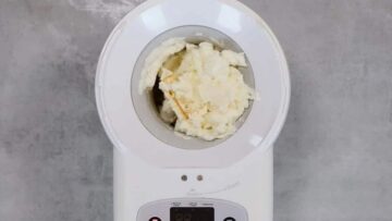 Low Carb Zitroneneis ohne Zucker: Einfrieren