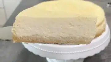 New York Cheesecake ohne Zucker: Schneiden