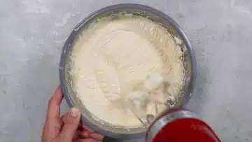 New York Cheesecake ohne Zucker: Verrühren