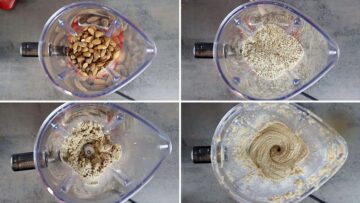 Nussmus selber machen: Mixen