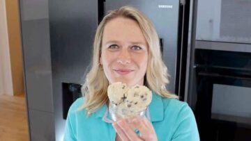 Protein Cookie Dough mit Hüttenkäse: Katrin Staupendahl Content Creator Staupitopia Zuckerfrei