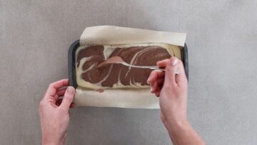 Protein Marmorkuchen: Backen