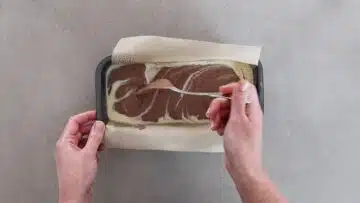 Protein Marmorkuchen: Backen