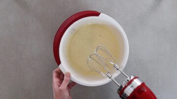 Protein Marmorkuchen: Rühren
