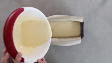 Protein Marmorkuchen: Verteilen