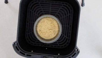 Schnelle Keto Brötchen: Airfryer