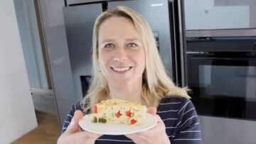 Schneller Gemüsekuchen ohne Boden: Foodblogger Katrin Staupendahl Staupitopia Zuckerfrei