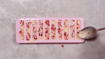 Yogurette ohne Zucker: Einfrieren