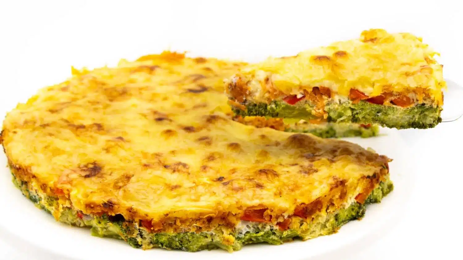 Bunte Gemüsequiche ohne Boden gesund und Low Carb Rezept