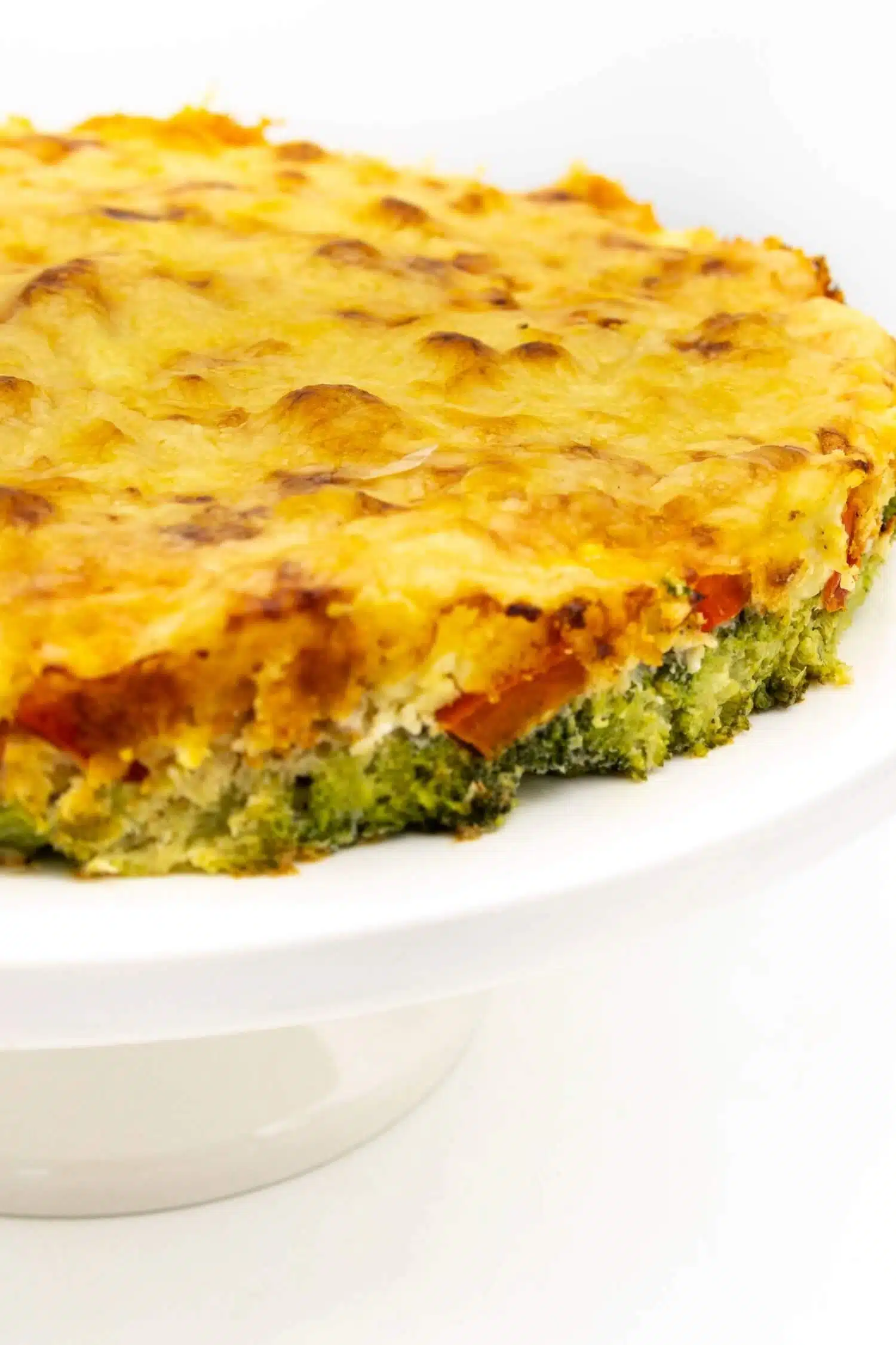 Quiche ohne Boden mit Brokkoli